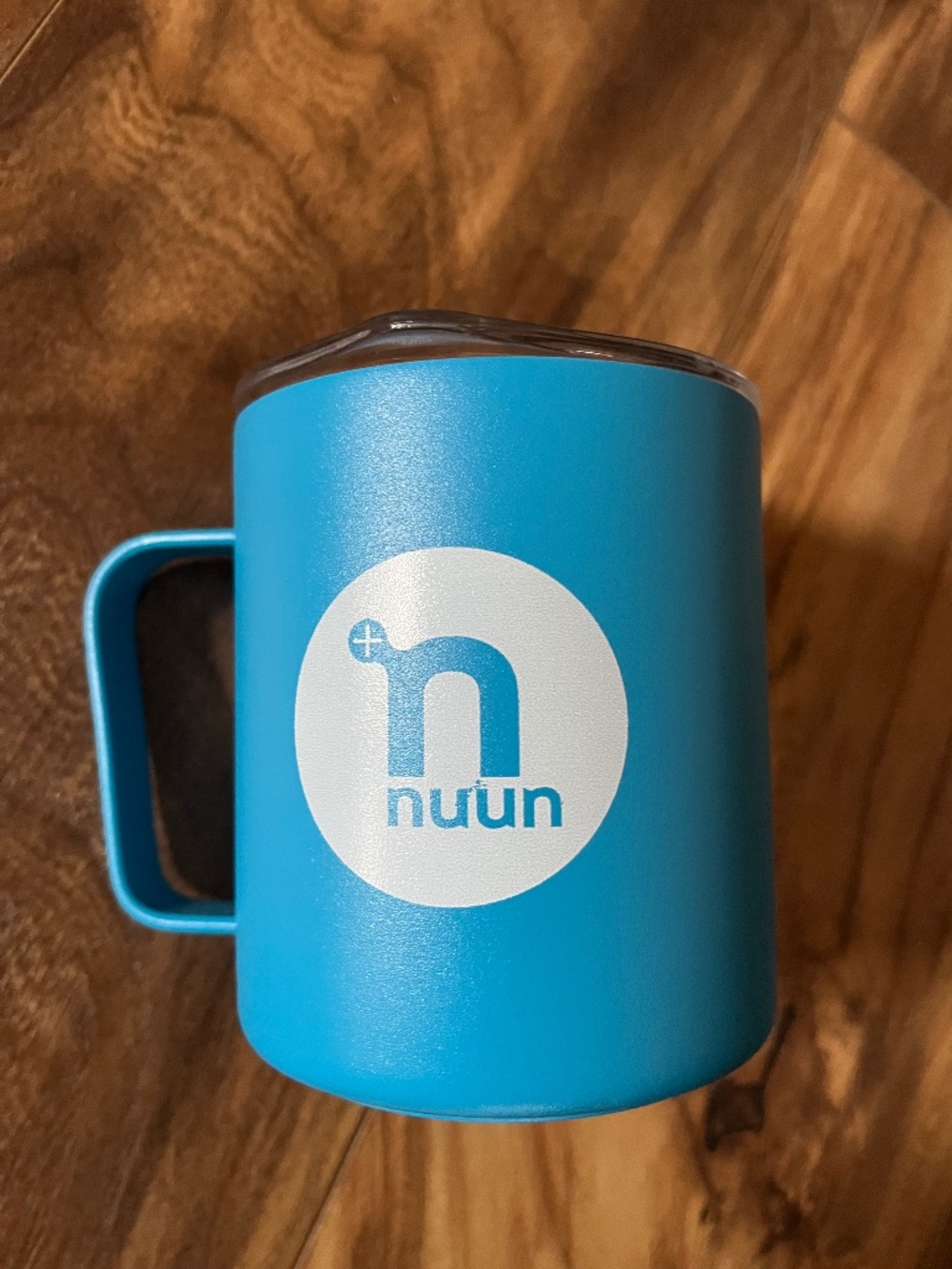 NEW Blue Nuun x MiiR camp mug with lid (12 oz)